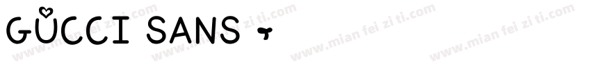GUCCI SANS英字体转换